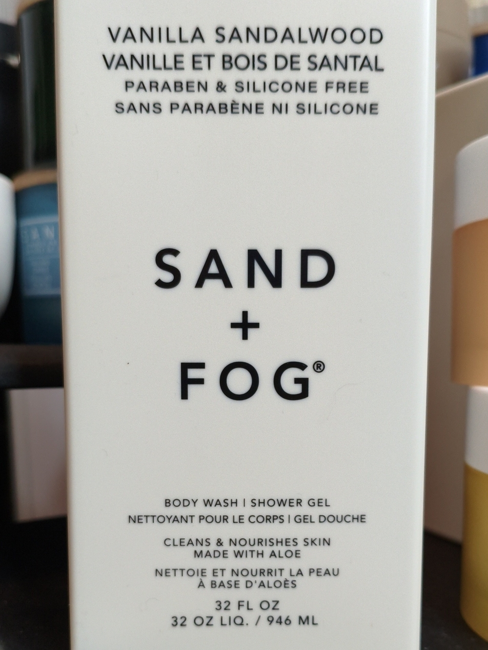 Sand + Fog Vanilla Sandalwood Body Wash / Shower Gel